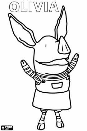 The little pig olivia lives many adventures coloring page olivia book little pigs coloring pages