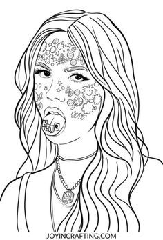 Olivia rodrigo coloring page sour album