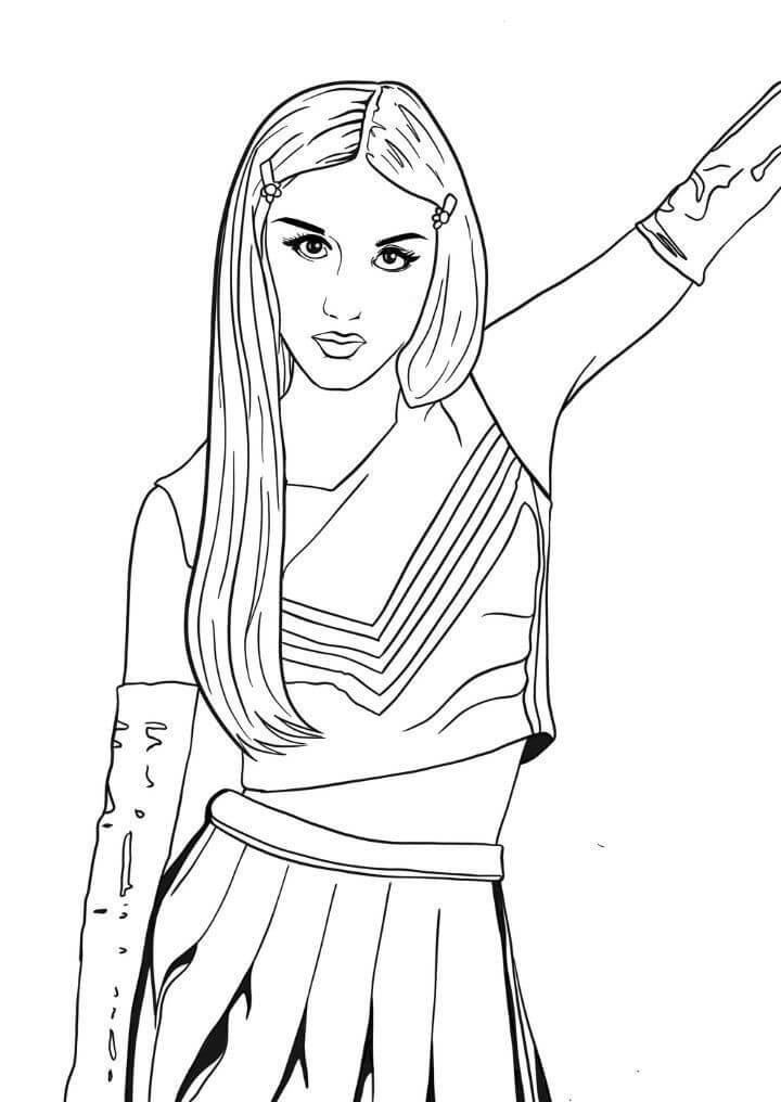 Olivia rodrigo coloring page sour album
