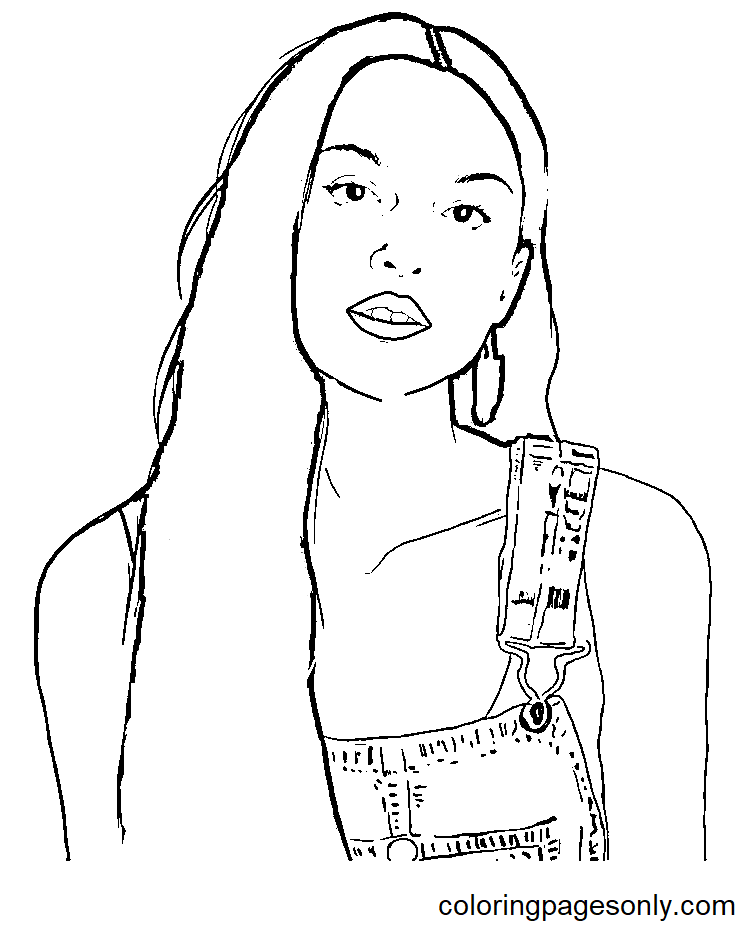 Olivia rodrigo coloring pages printable for free download