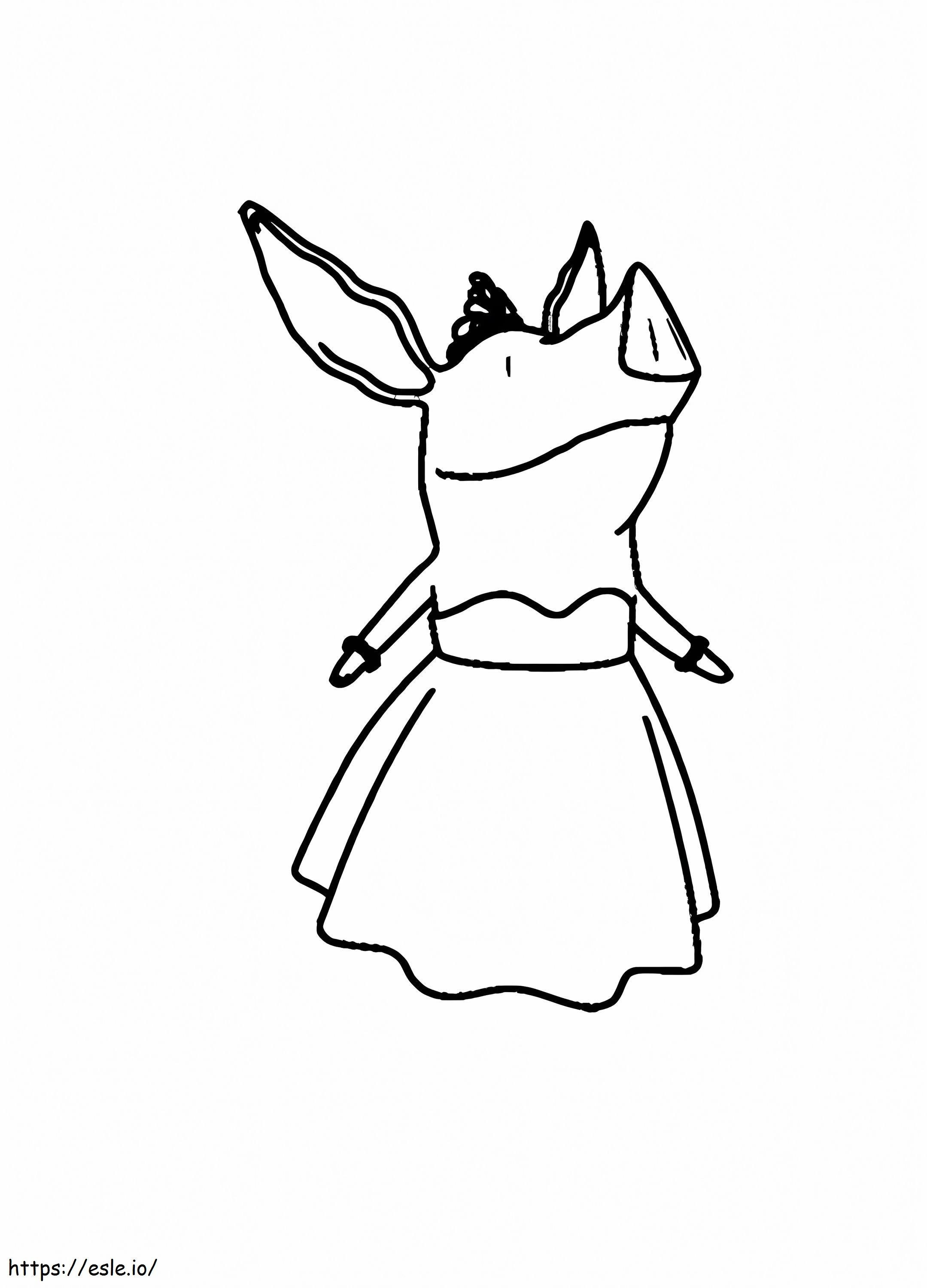 Pretty olivia coloring page