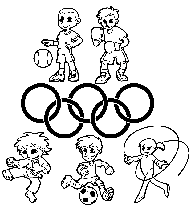 Olympic coloring pages printable for free download
