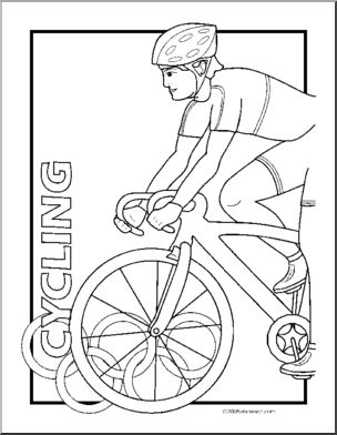 Coloring page summer olympics