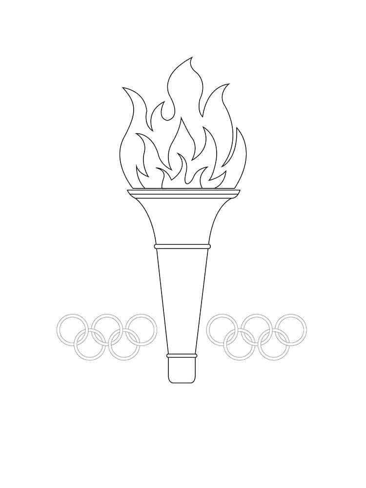 Olympic torch cut