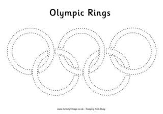 Olympic louring pages for kids