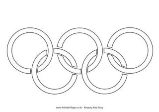 Olympic louring pages for kids