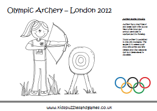 Olympic archery loring page