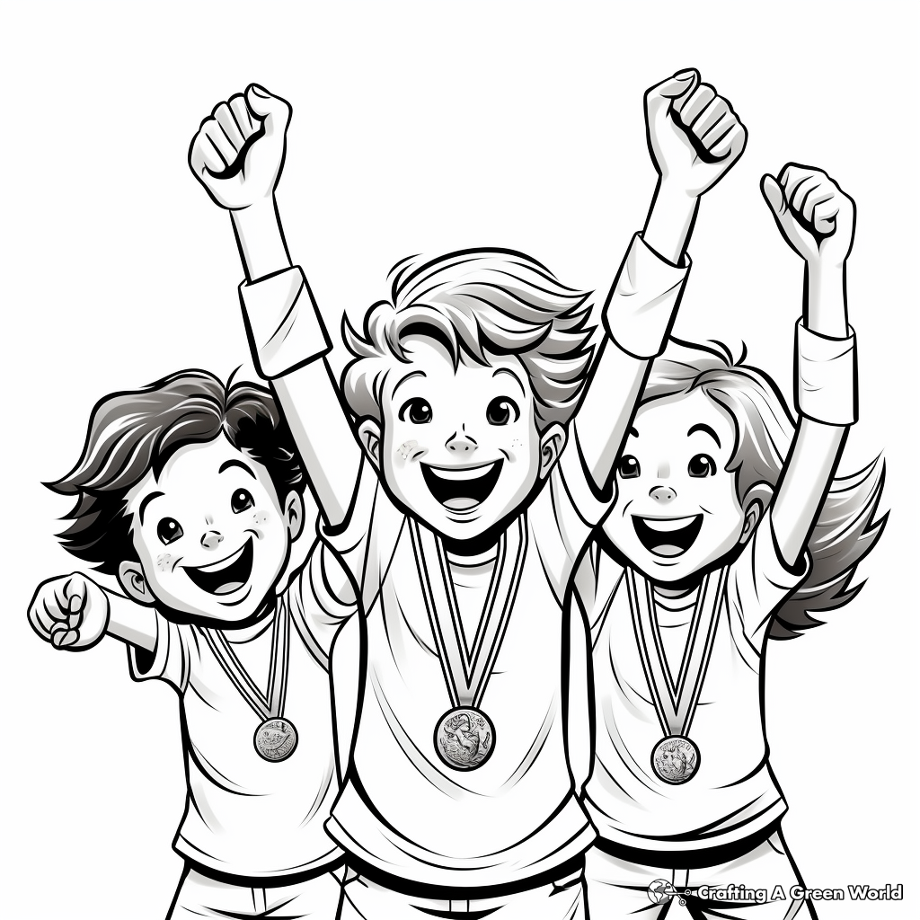 Olympic coloring pages