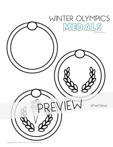 Winter olympic games holidays seasons themes free therapy resources tools to grow inc