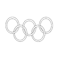Olympic rings coloring pages