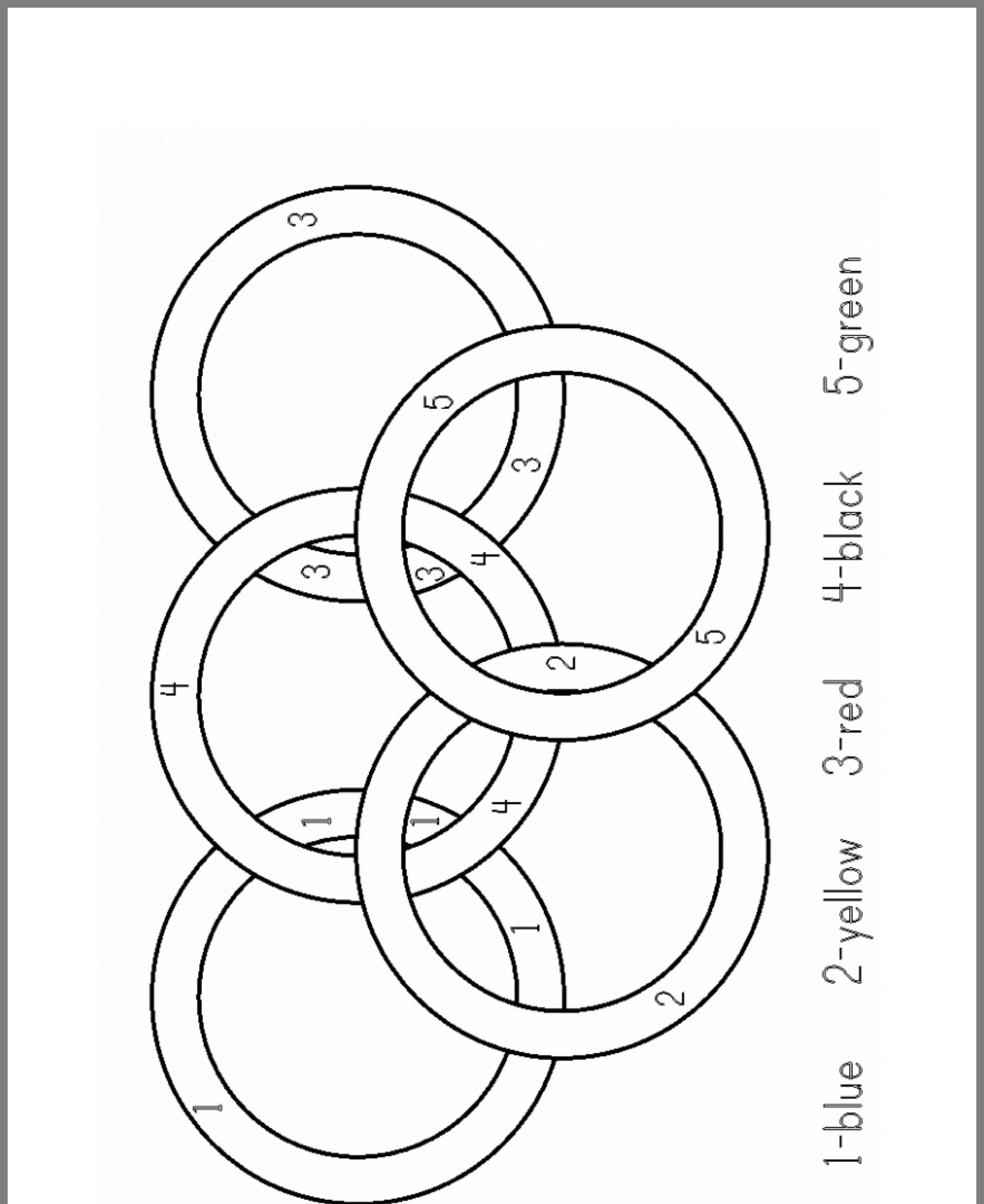 Olympic rings coloring olympic ring colors olympic rings symbols