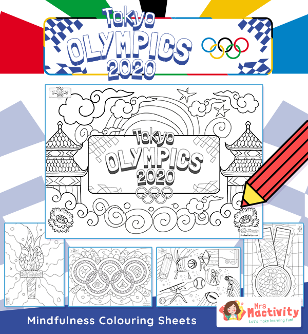 Tokyo olympics mindfulness louring pages tokyo olympics resources