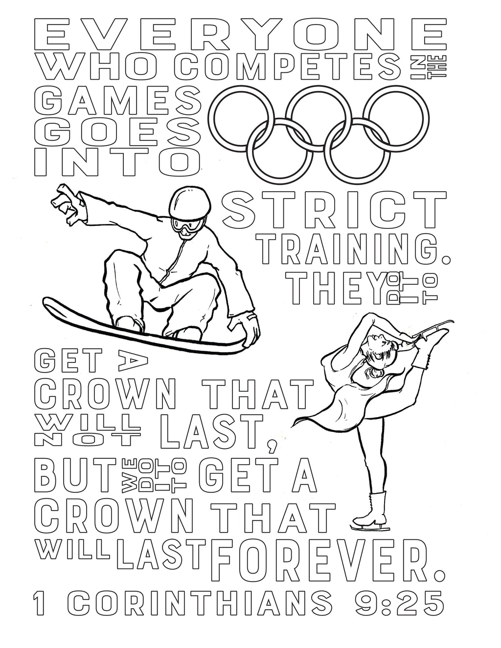 Corinthians coloring page
