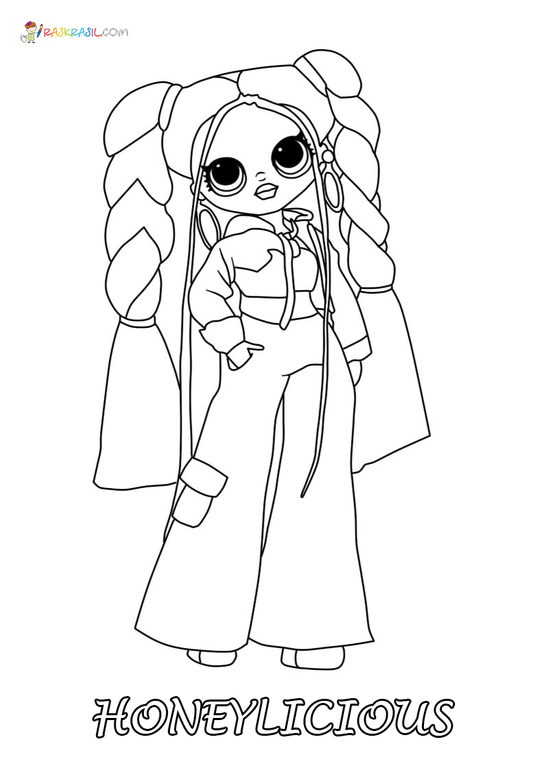 Lol omg coloring pages free printable new popular dolls