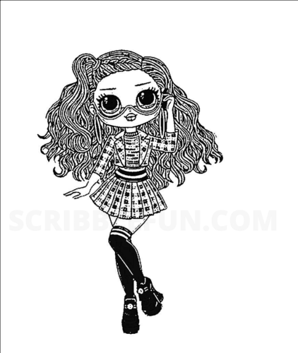 Free lol surprise omg coloring pages printable