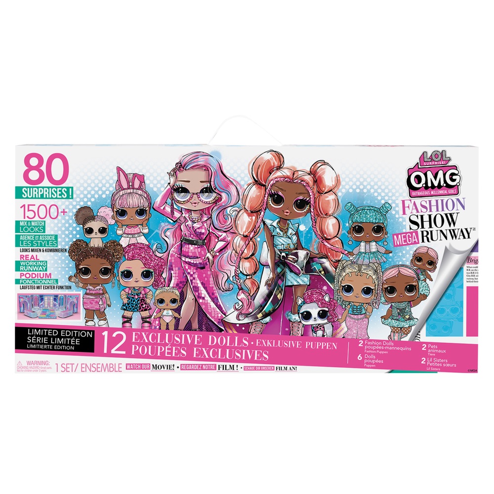 Buy lol surprise omg fashion show mega runway with exclusive dolls online in dubai the uaetoys r us
