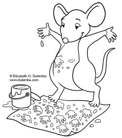 Dulemba coloring page tuesday