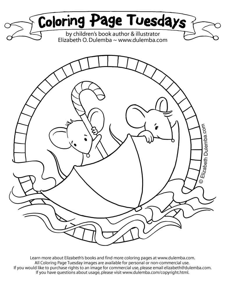 Coloring page tuesday