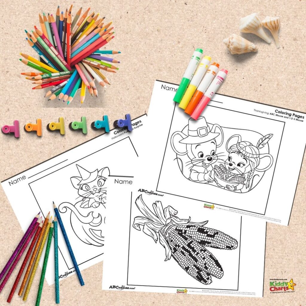 Fall coloring pages