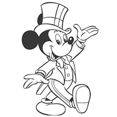 Top free printable mickey mouse coloring pages online