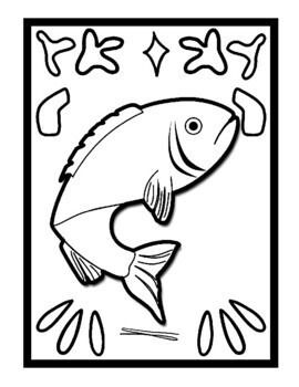Fish easy morning work coloring pages easy printable coloring sheets pdf