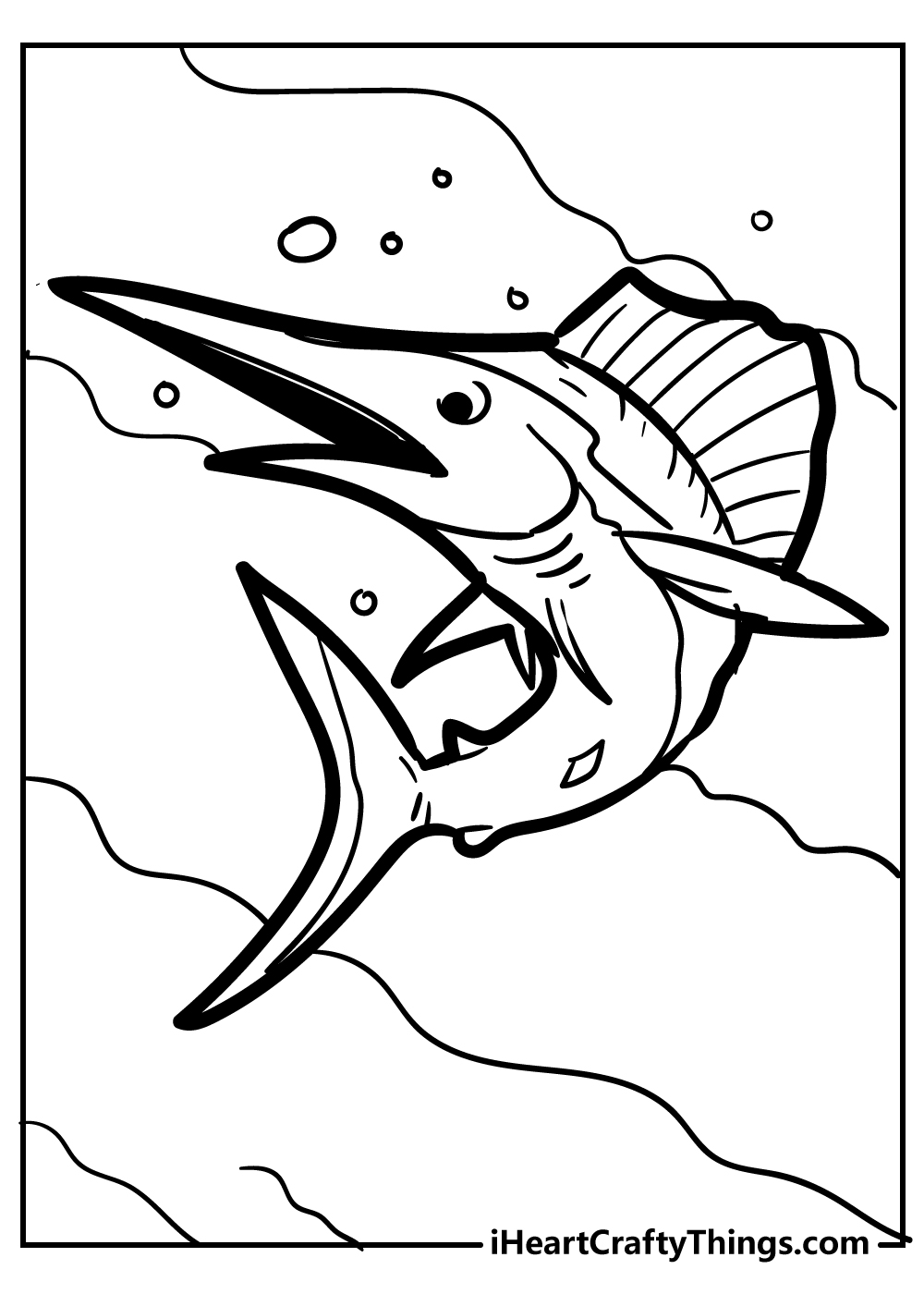 Fish coloring pages free printables