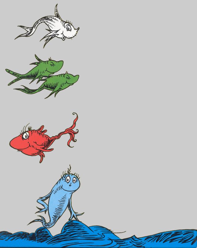 One fish two fish red fish blue fish dr seuss coloring pages fish coloring page dr seuss illustration