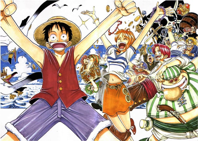 All one piece color spreads by oda ronepiece