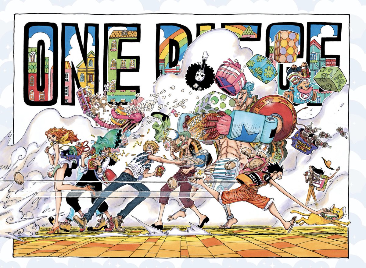 One piece center on x the color page for one piece chapter adventure in the land of samurai httpstcontyramciyf x