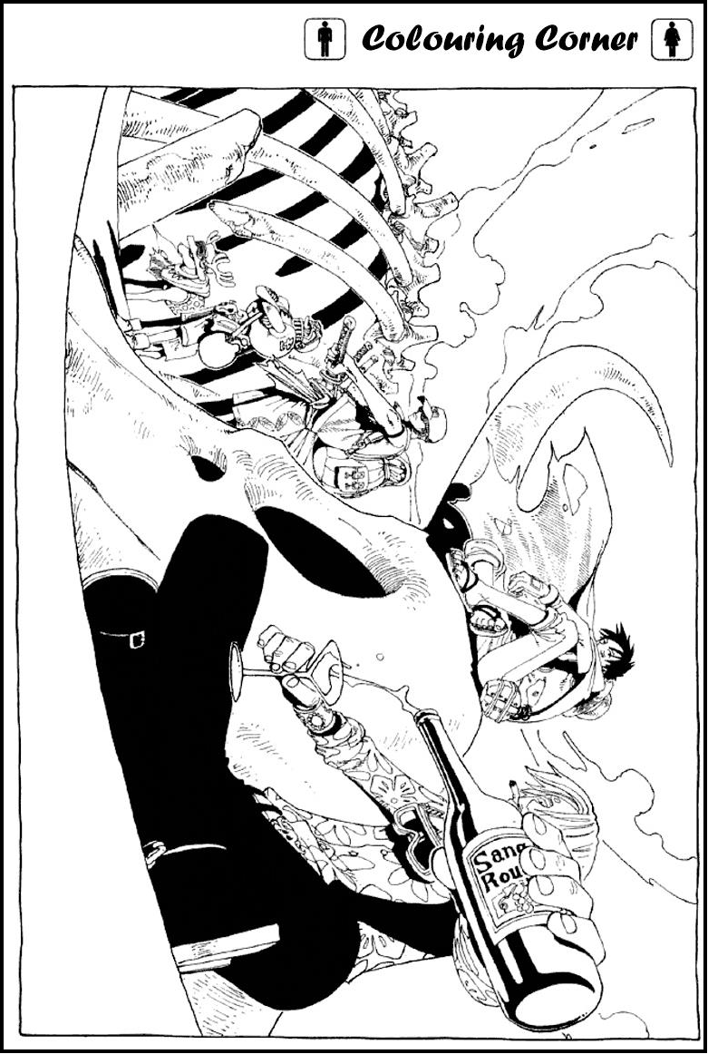 Rereading one piece â colouring corner