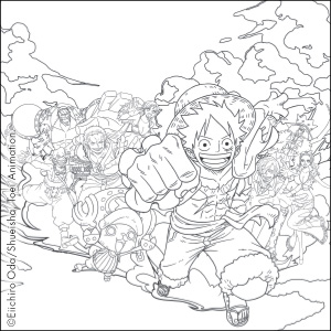 One piece the official coloring book scholastic books