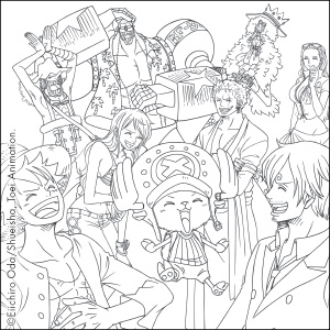 One piece the official coloring book scholastic books