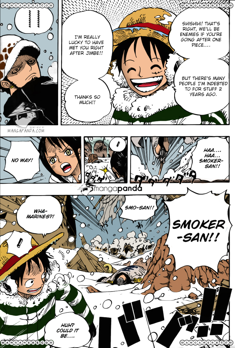 One piece chapter coloring by t