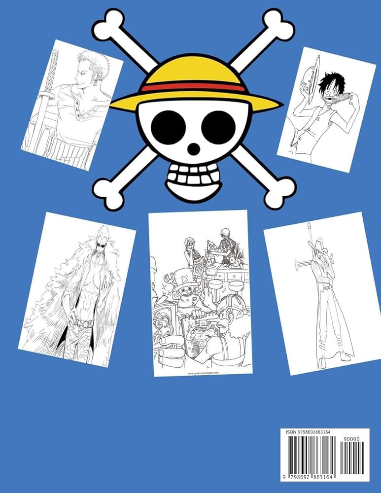 Color pages only one piece one piece coloring book manga coloring all straw hat members coloring pages luffy and friends fans zoro nami hat ace sabo and big photos for