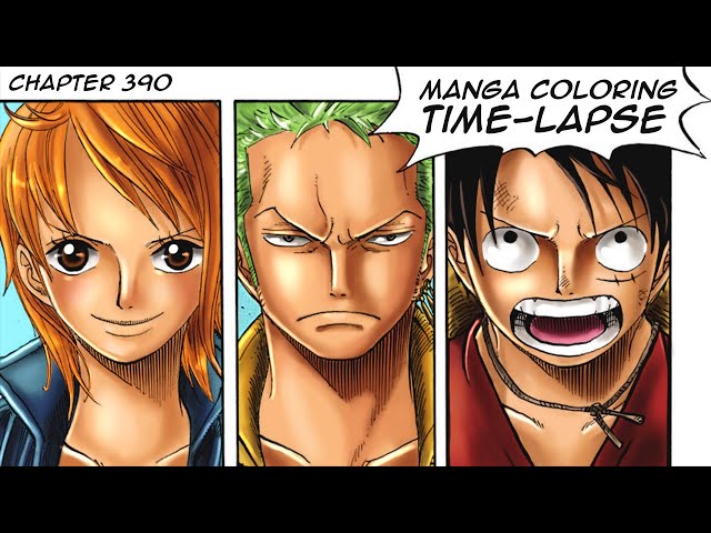Manga coloring one piece ch