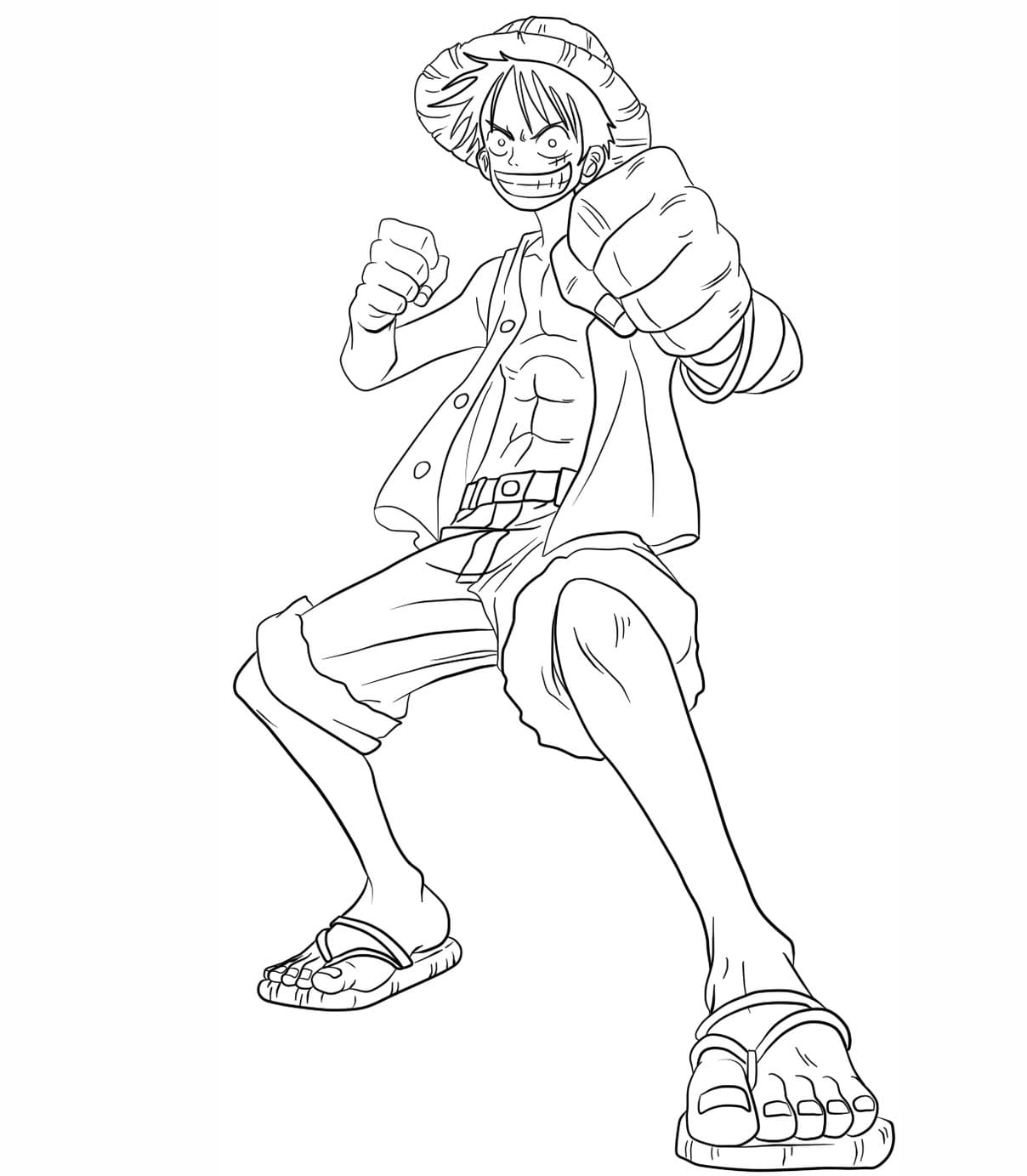 One piece coloring pages