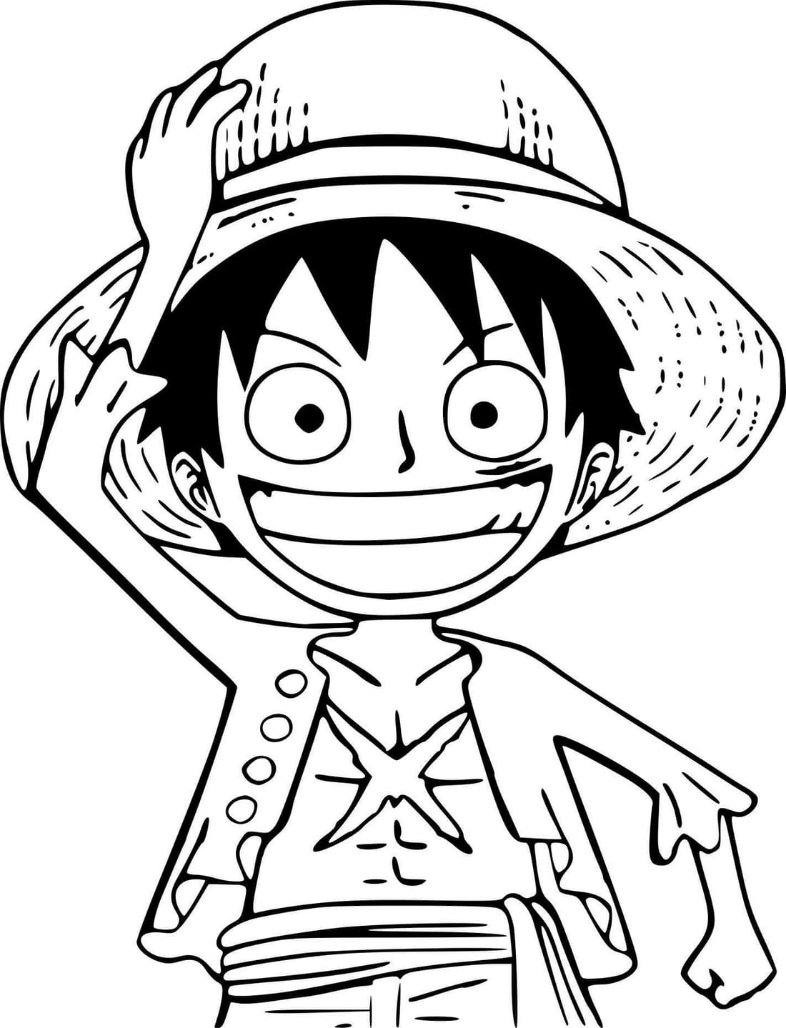 One piece coloring pages download and print for free