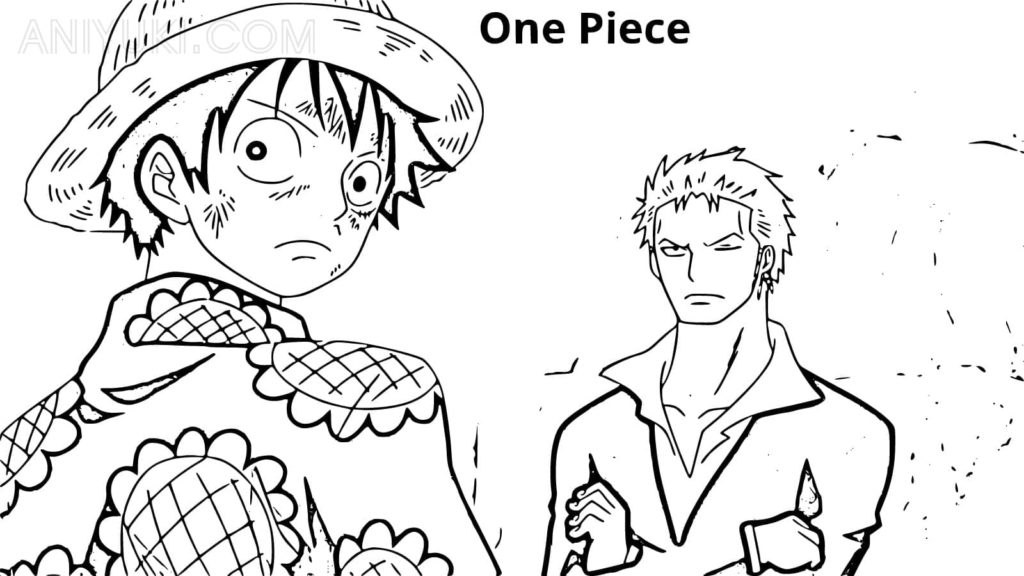 One piece coloring pages