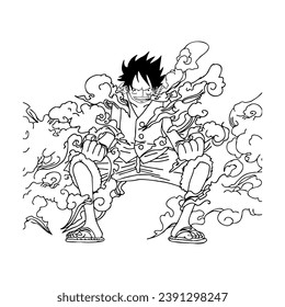 One piece luffy gear images stock photos d objects vectors