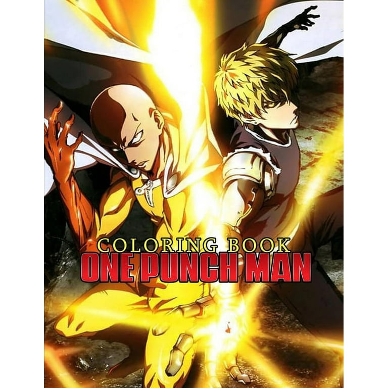One punch man coloring book your best one punch man character more then high quality illustrations one punch man manga one punch man coloring book one punch man manga anime