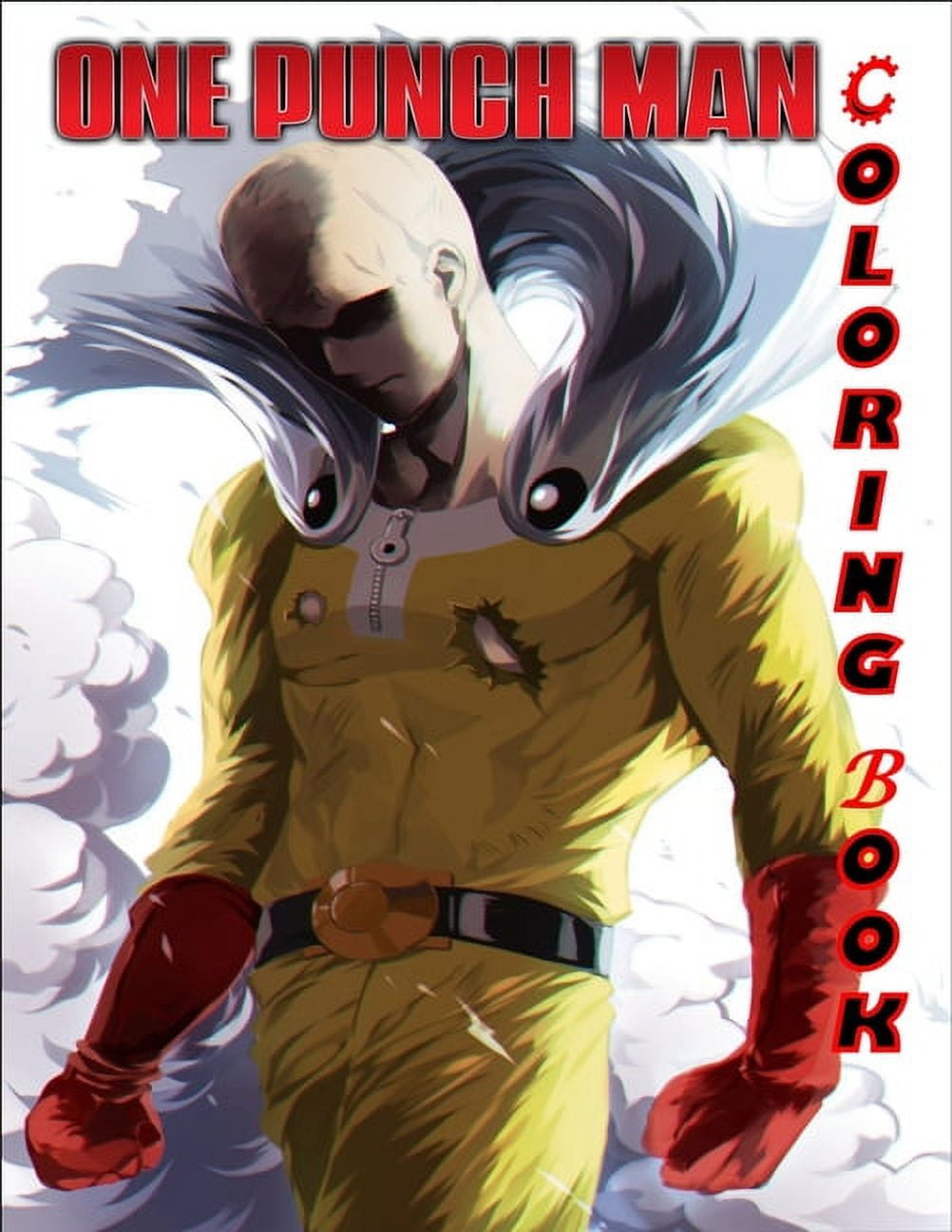 One punch man coloring book over high