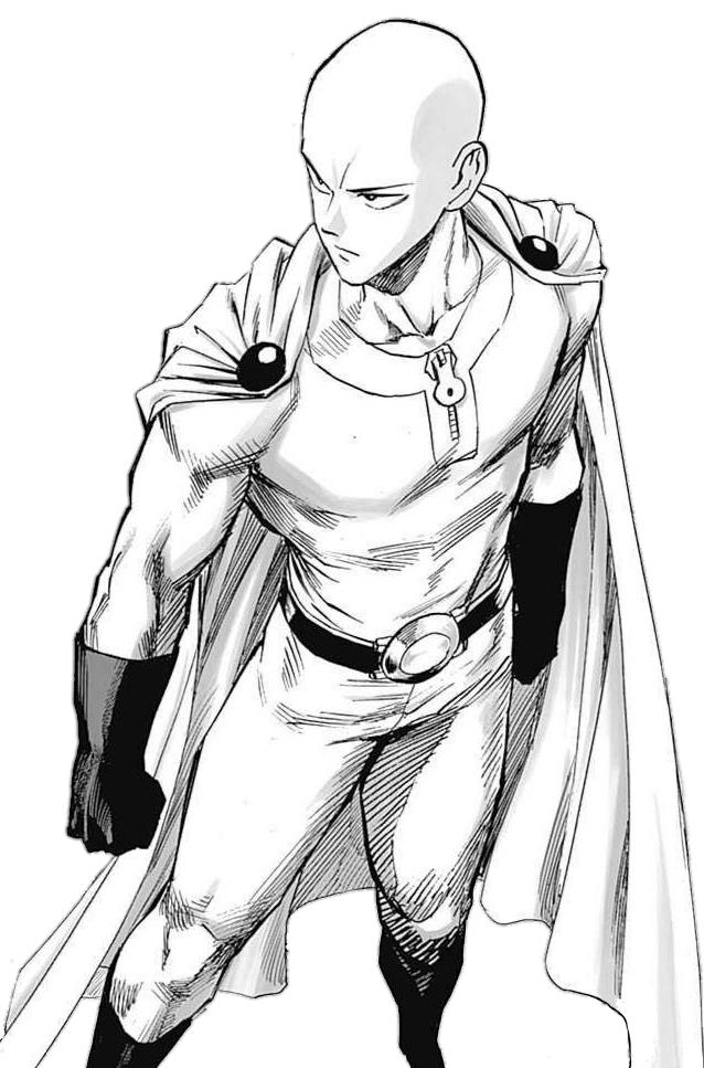 Cleaned another saitama panel from volume ronepunchman