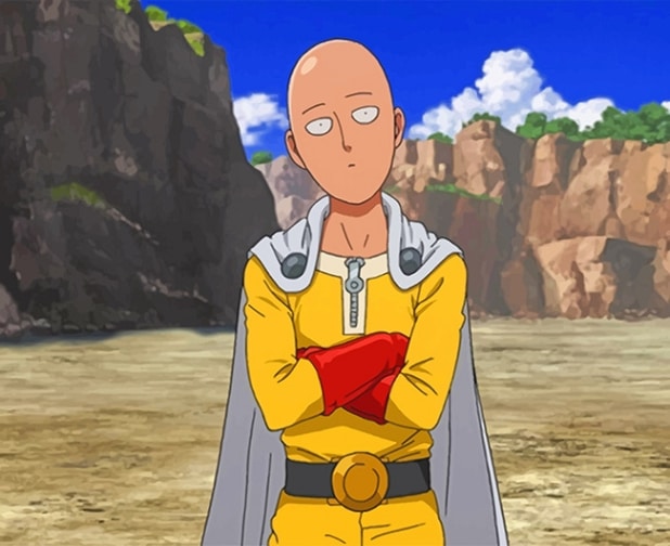 Diamond painting one punch man color pages full image
