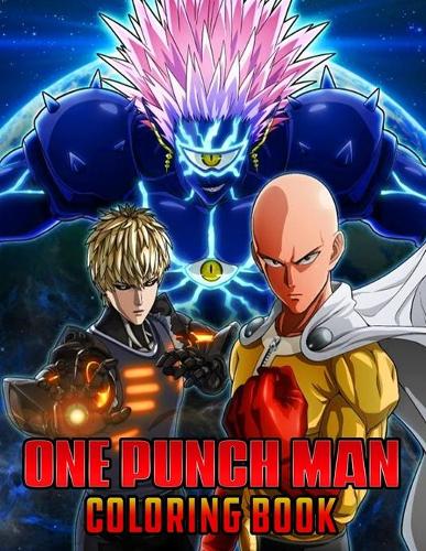 One punch man coloring book by anime ghost
