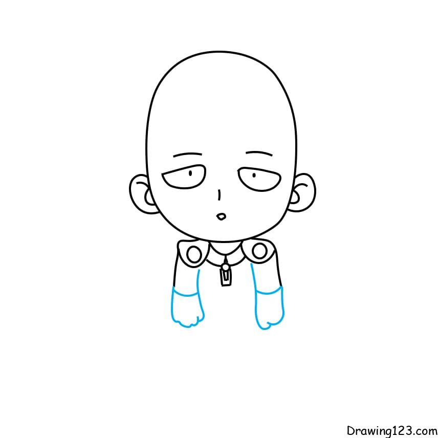 Saitama drawing tutorial