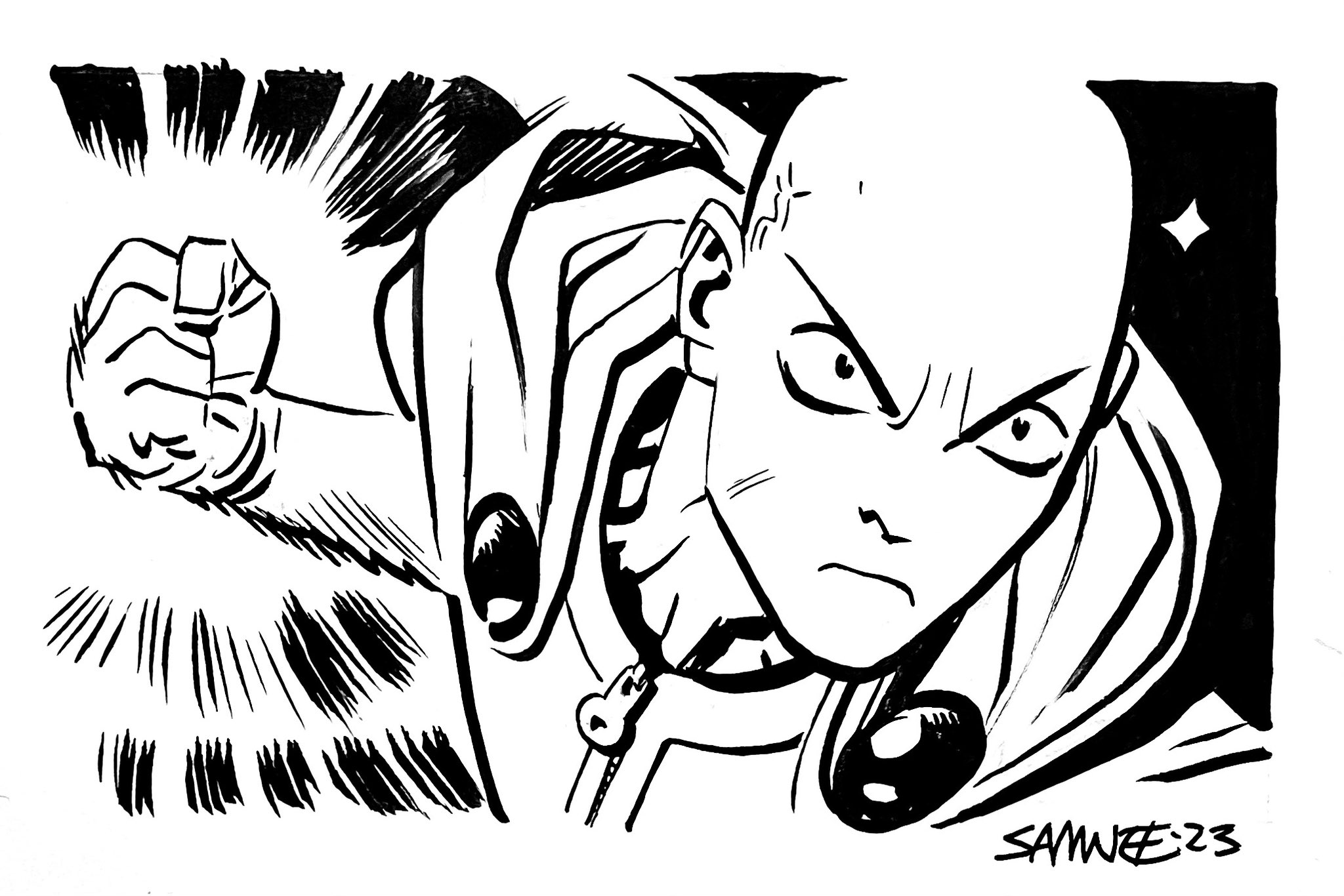 Chris samnee on x saitama from nebukuros one