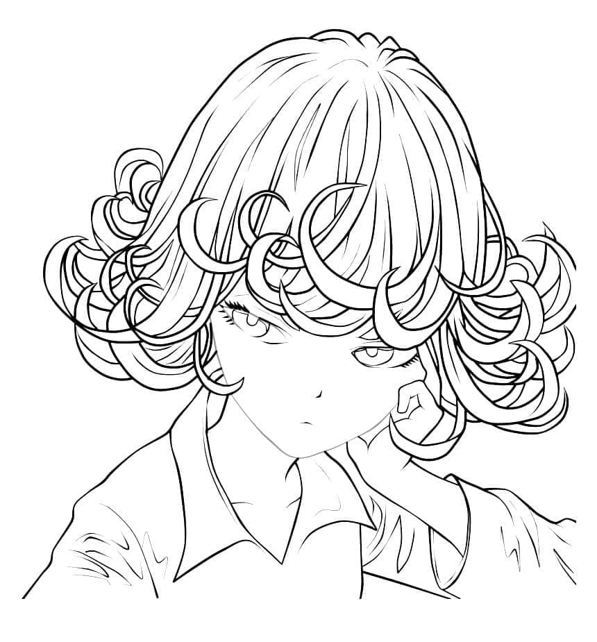 One punch man coloring pages