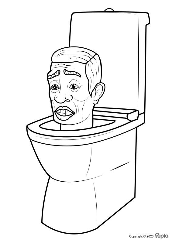 G man skibidi toilet coloring page coloring pages printable coloring pages g man