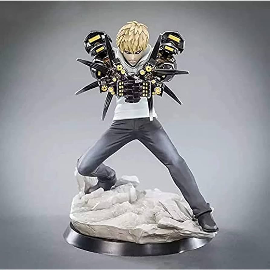 Lichoo one punch man anime action figure character llectible model statue toys pvc figures desktop ornaments toys games