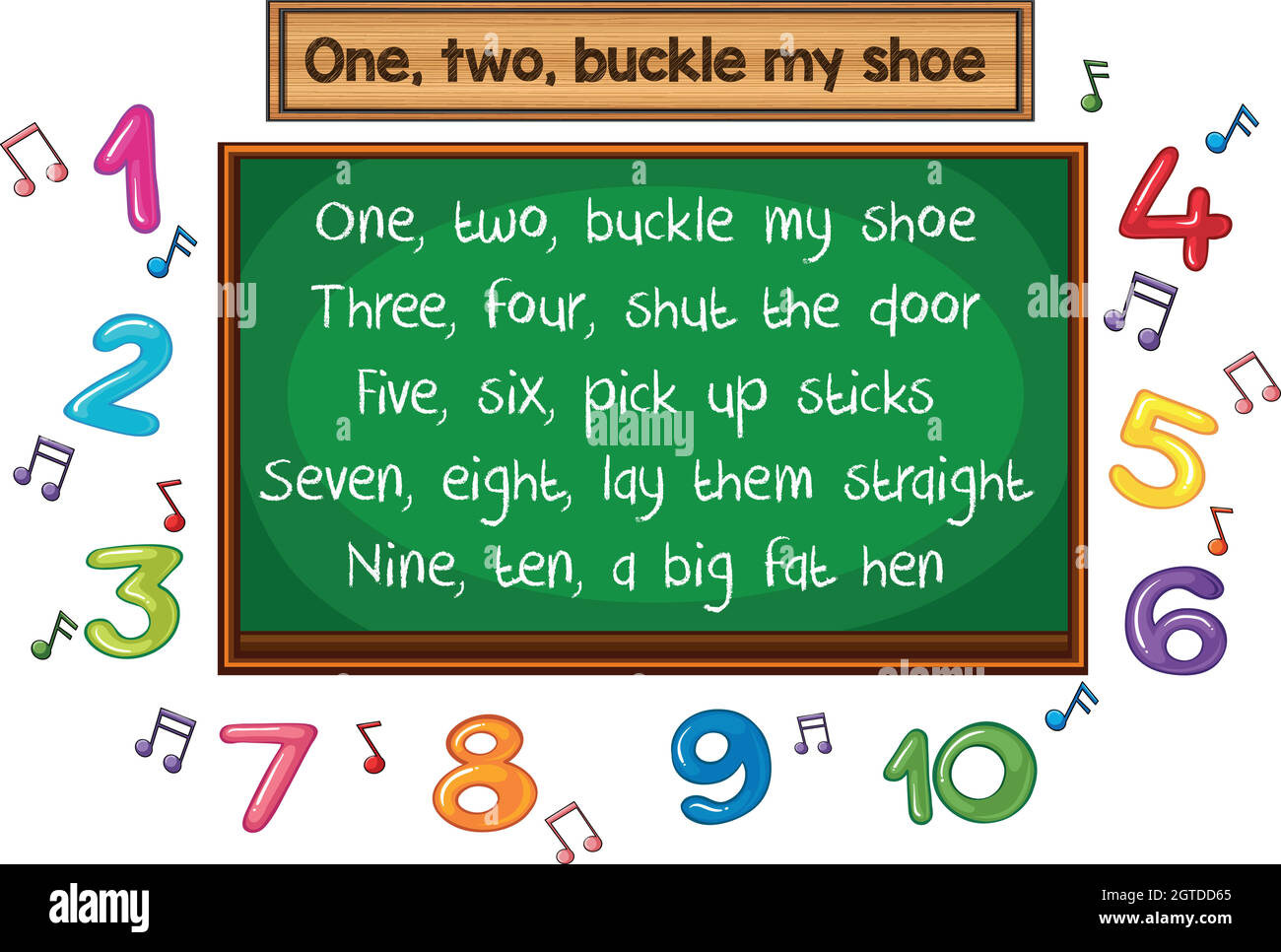 One two buckle my shoe hi